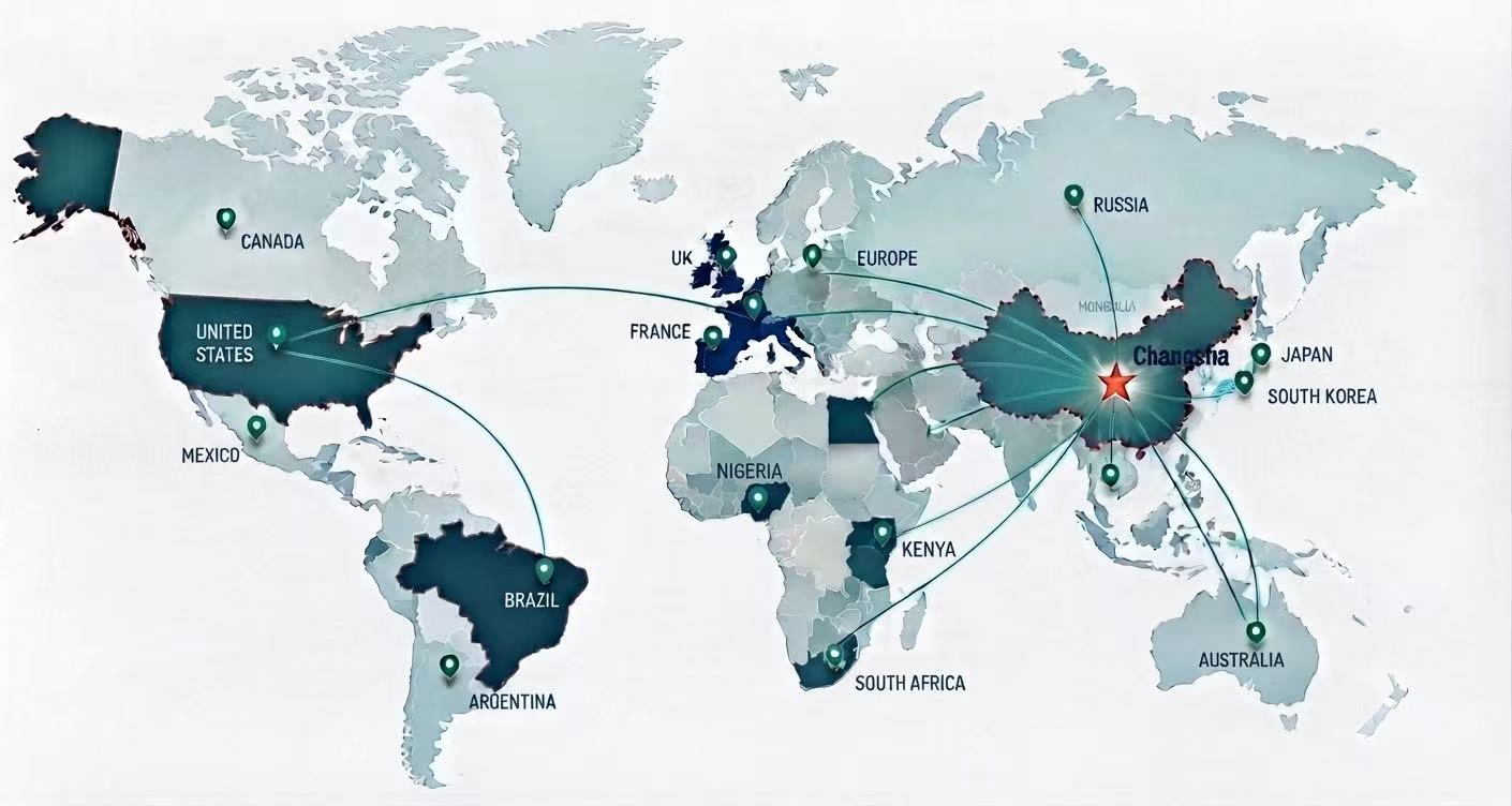 Howin Biotech global market coverage map